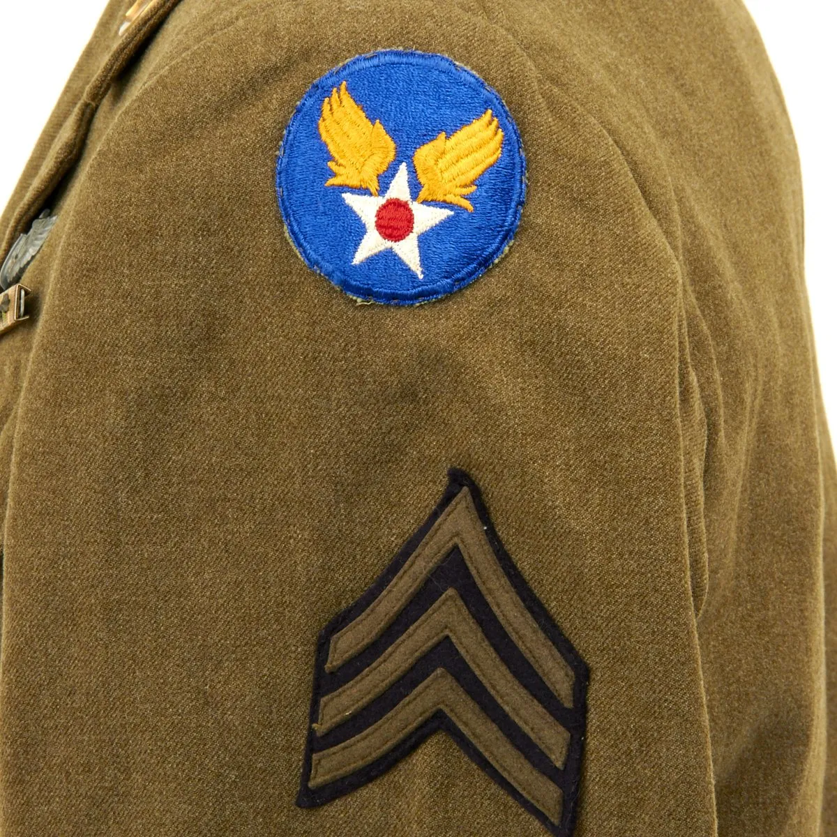 Original U.S. WWII B-24 Liberator 484th Bombardment Group Named Grouping with Painted A2 Jacket and Italian Made Patches