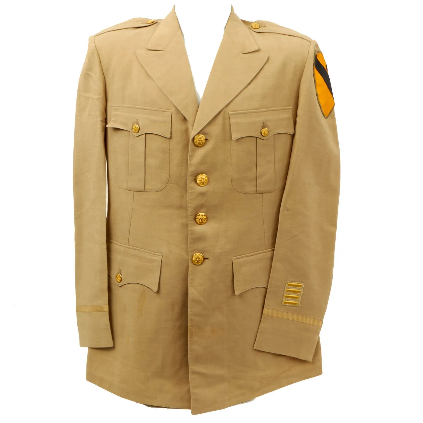 Original U.S. WWII First Cavalry Named Officer Grouping