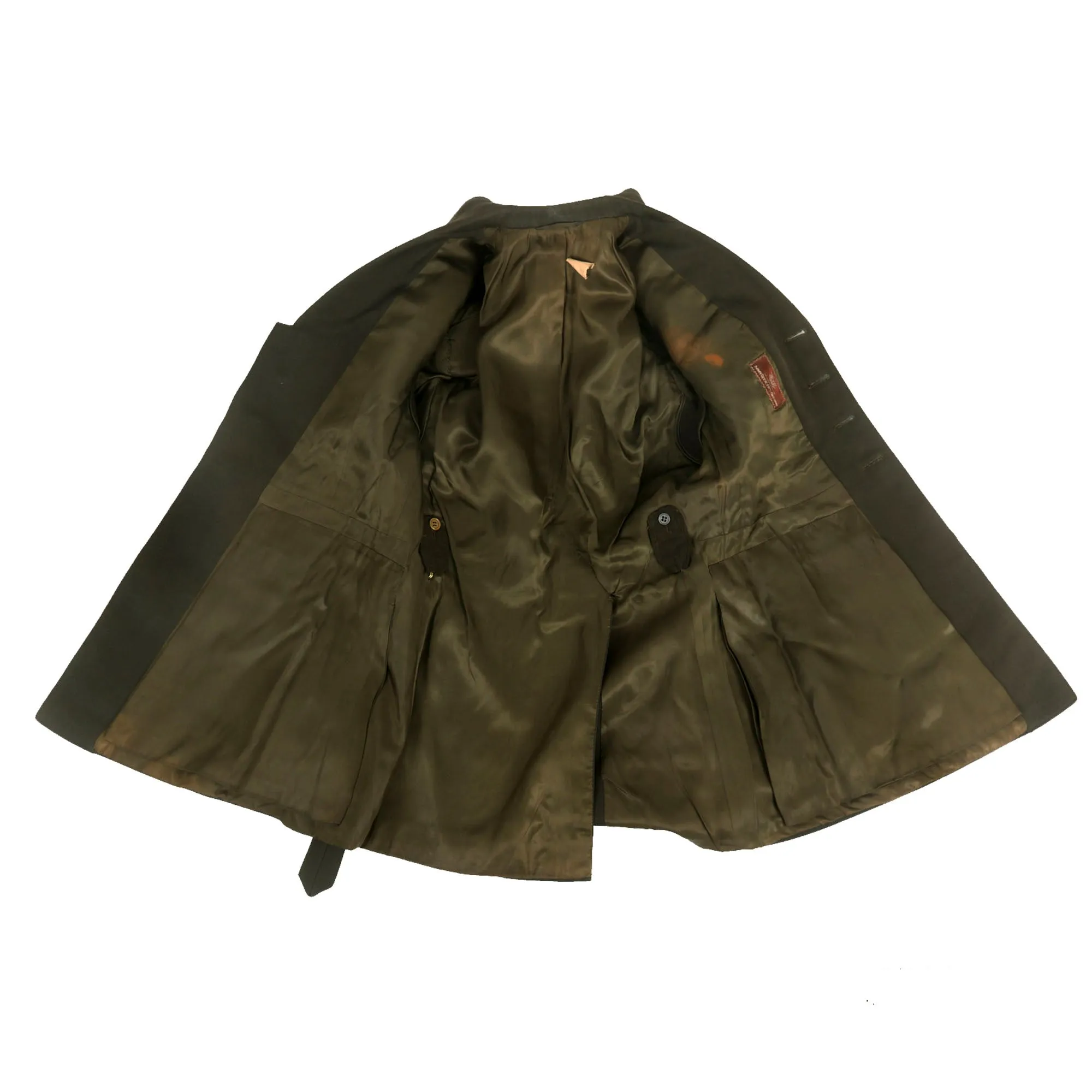 Original U.S. WWII Lieutenant Colonel Powers US Army Desert Air Task Force Patched Officer’s Winter Service Class A Uniform Coat