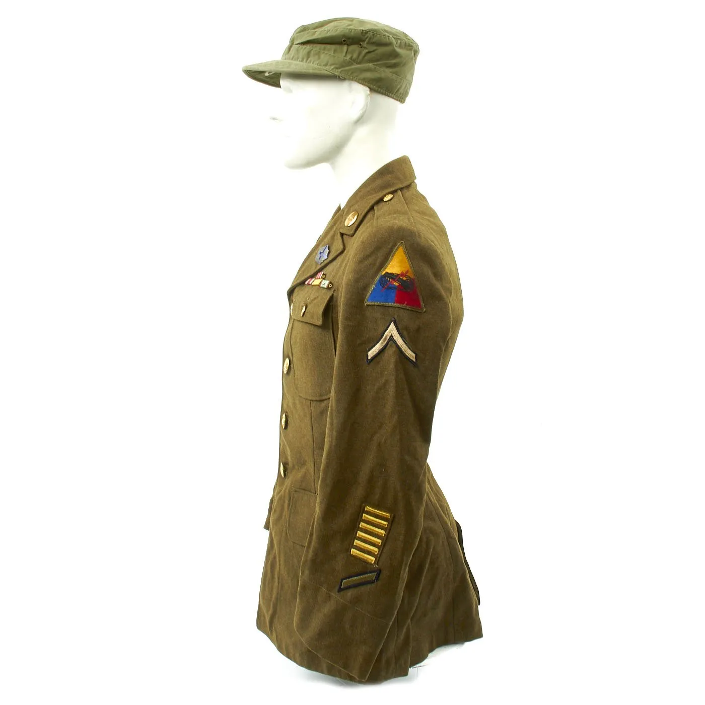 Original U.S. WWII Named 2nd Battalion 135th Infantry Regiment Uniform Bronze Star Grouping