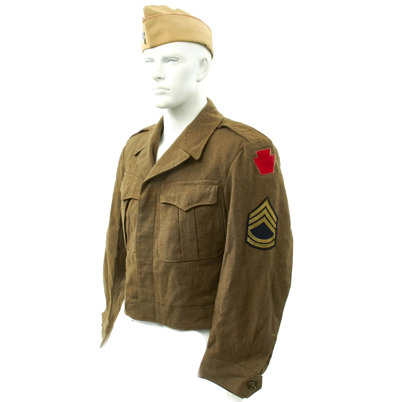 Original U.S. WWII Named 2nd Battalion 135th Infantry Regiment Uniform Bronze Star Grouping