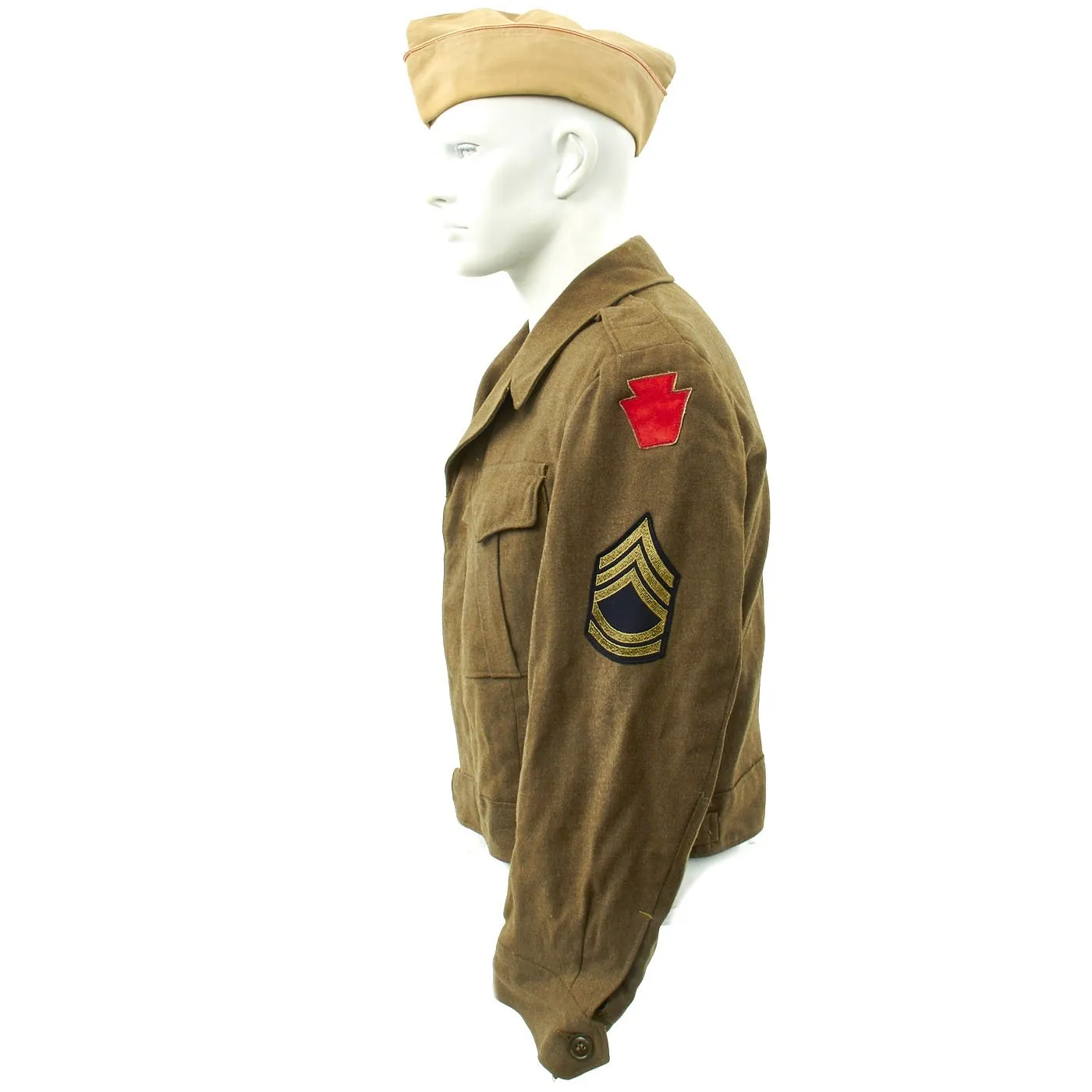 Original U.S. WWII Named 2nd Battalion 135th Infantry Regiment Uniform Bronze Star Grouping