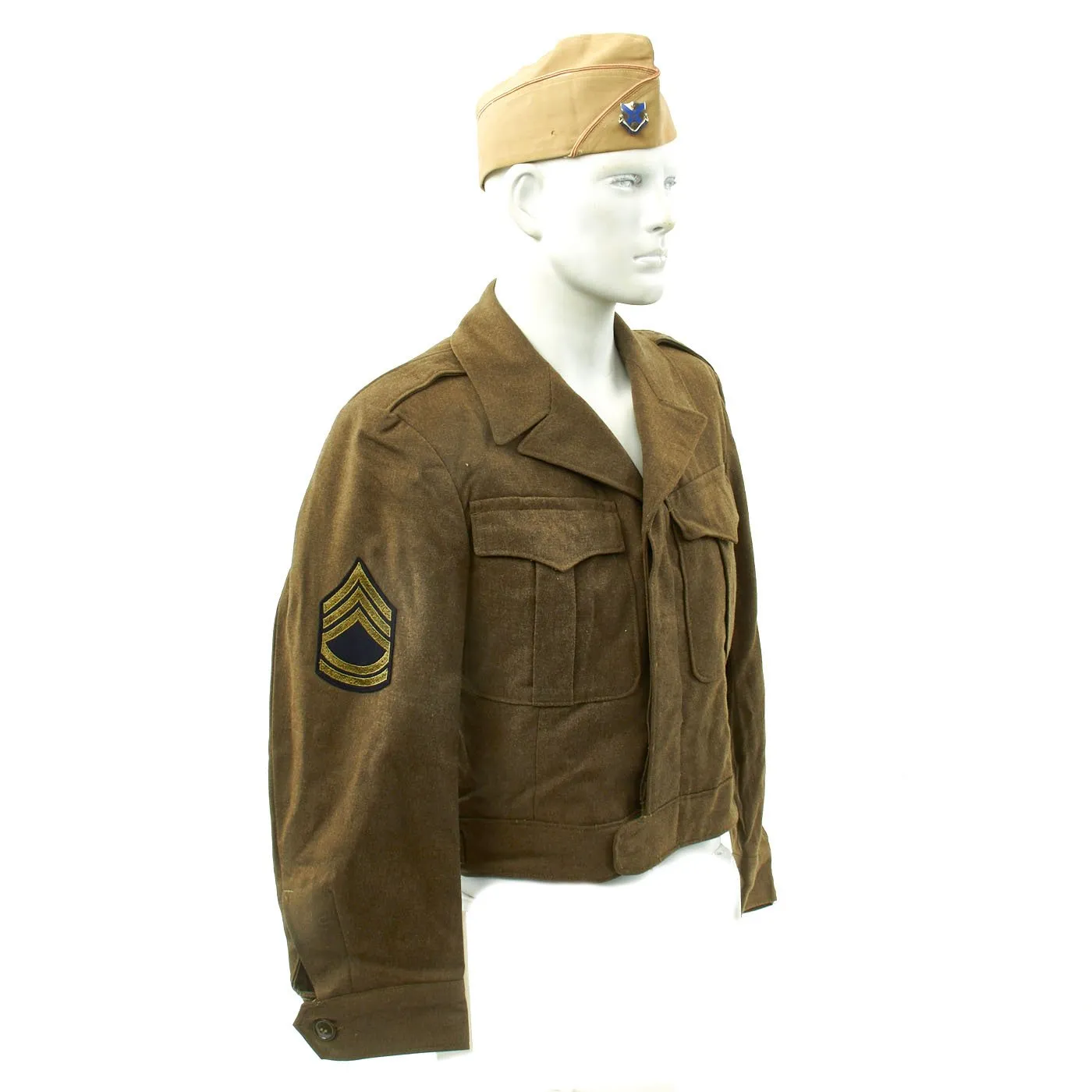 Original U.S. WWII Named 2nd Battalion 135th Infantry Regiment Uniform Bronze Star Grouping