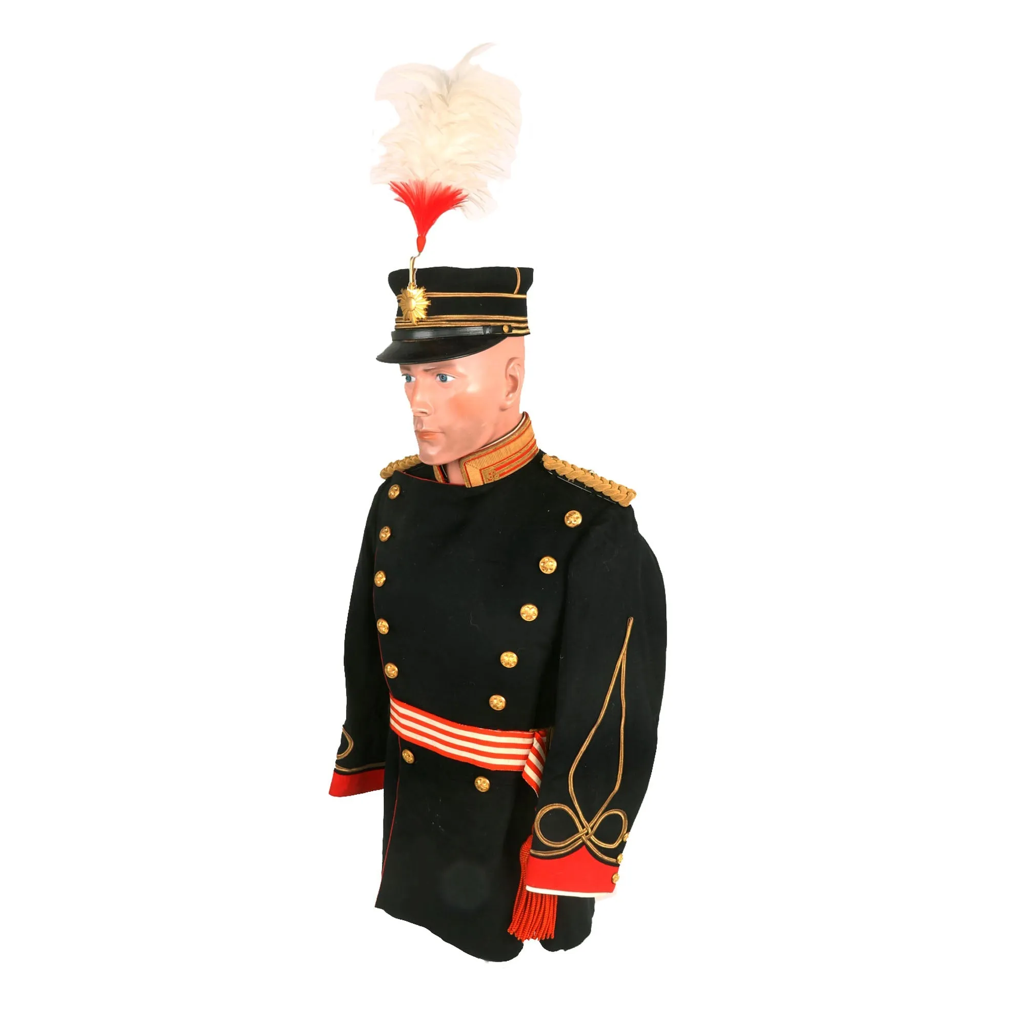 Original WWII Imperial Japanese Army Rikugun-Shōi Officer (2nd Lieutenant) Parade Dress Uniform with Cap