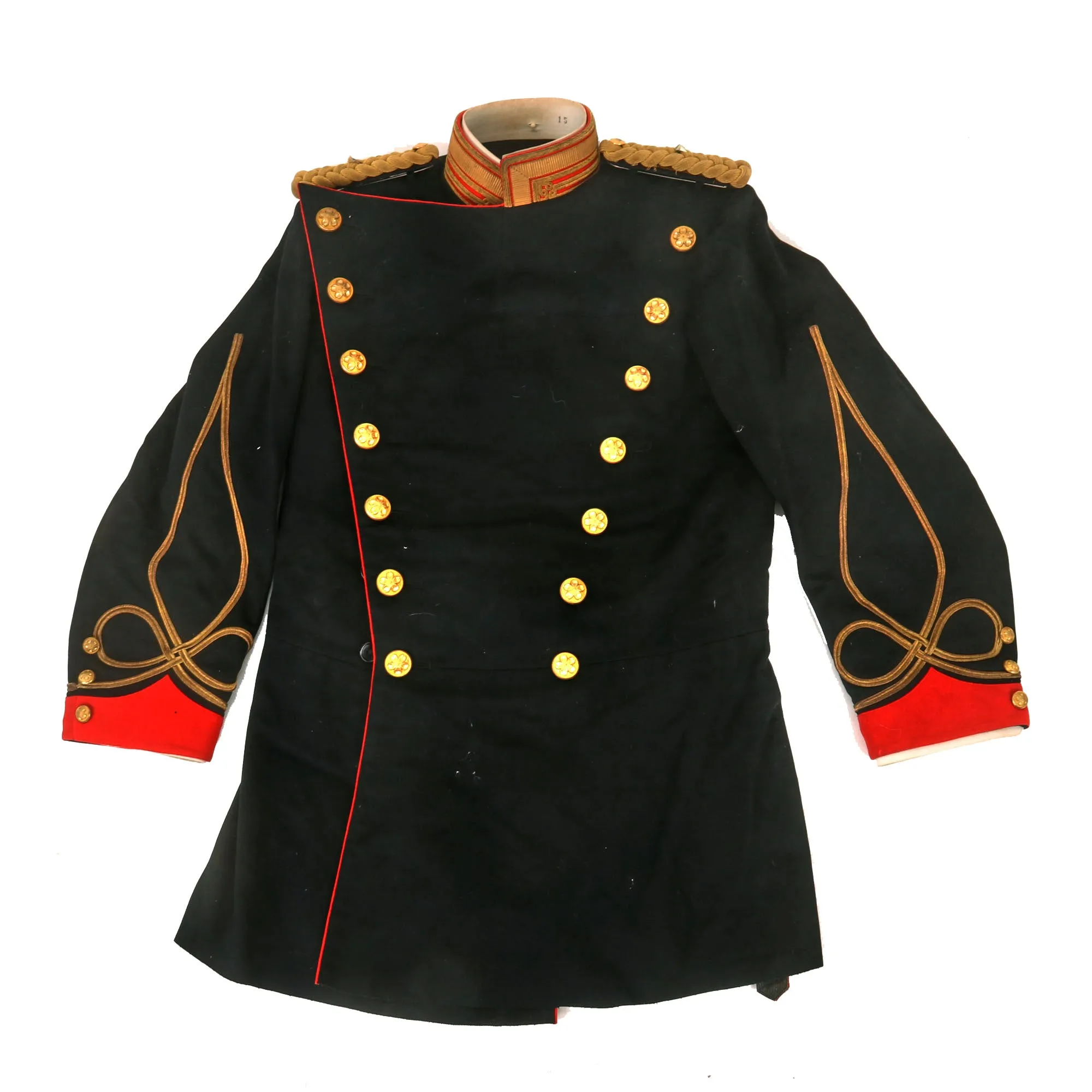 Original WWII Imperial Japanese Army Rikugun-Shōi Officer (2nd Lieutenant) Parade Dress Uniform with Cap