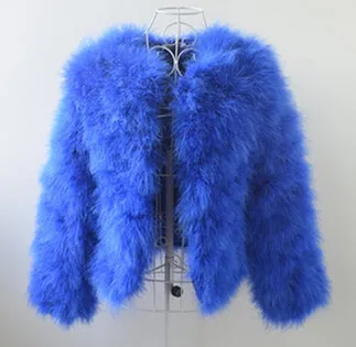 Ostrich Wool Fur Coat