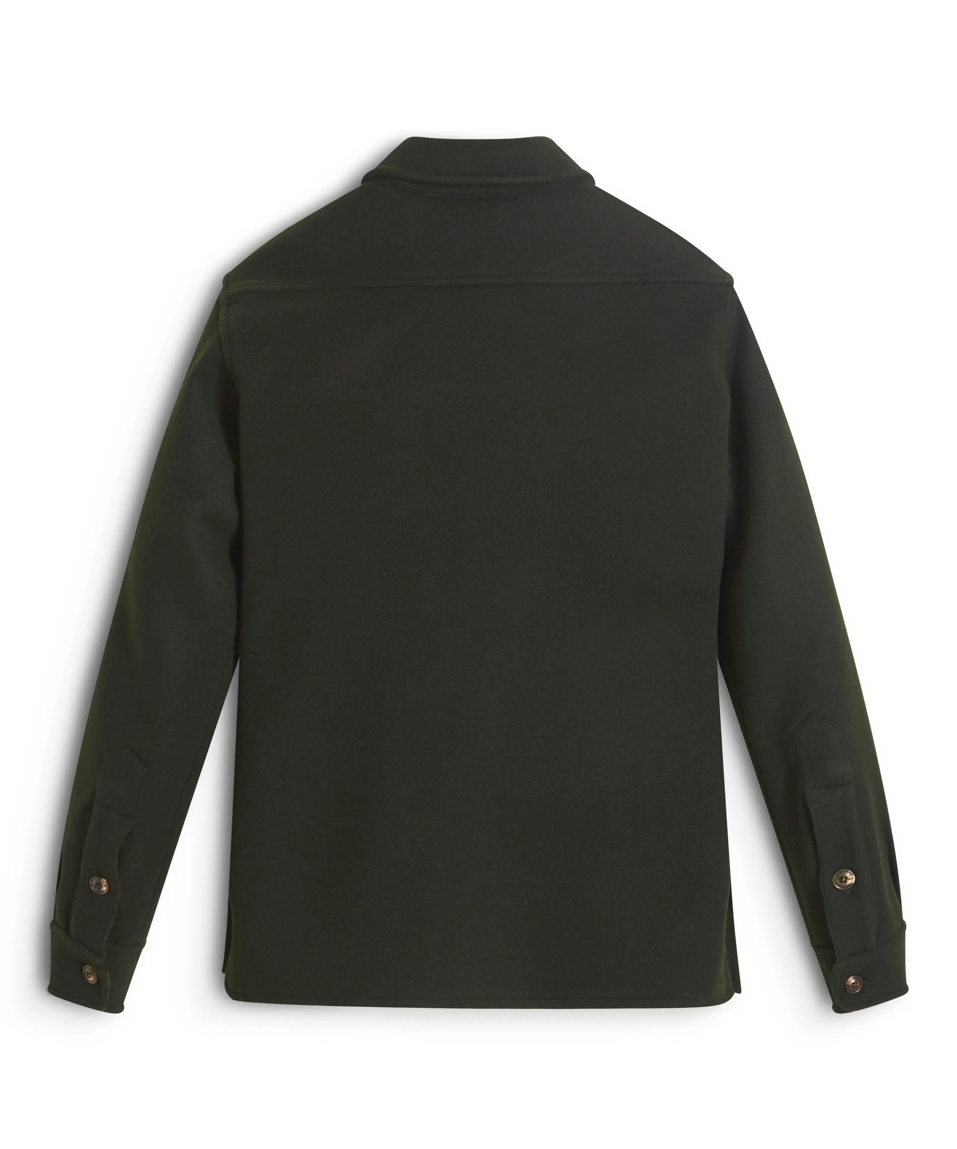 Overshirt - Heavy Double Faced Wool Green