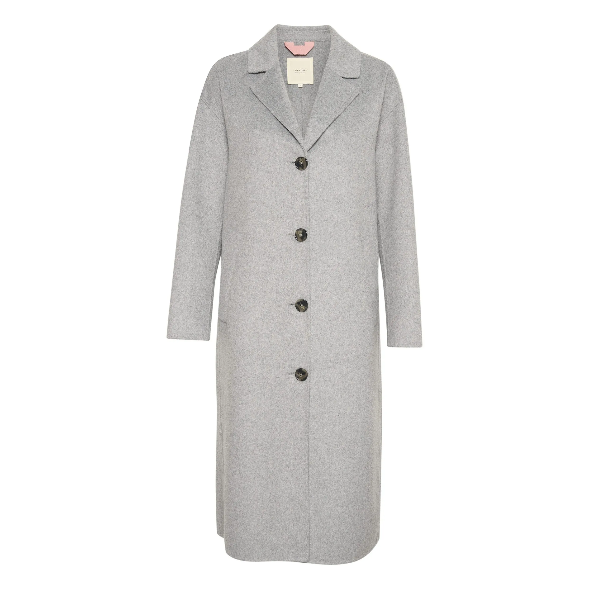 Part Two Lorelai Coat in Light Grey Melange 30308734