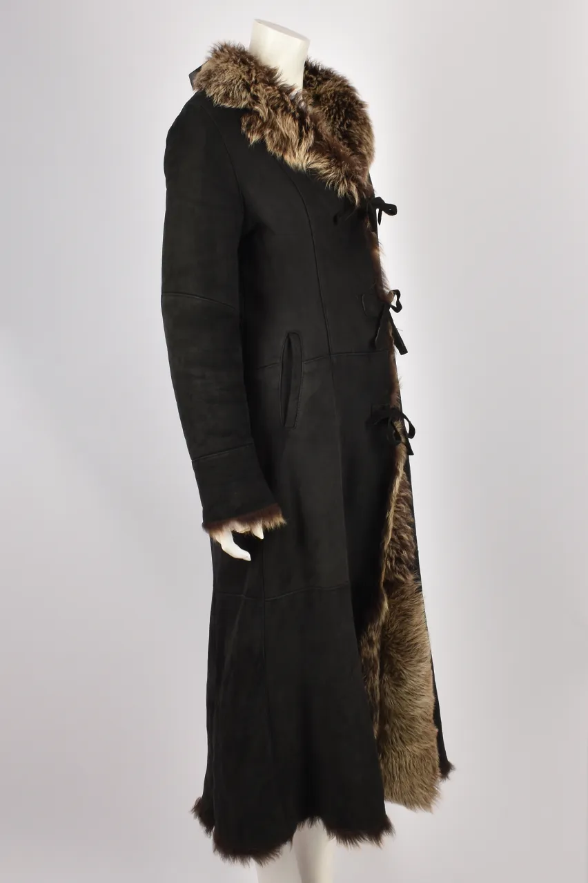 PEAU D'ANE SHEARLING LONG COAT