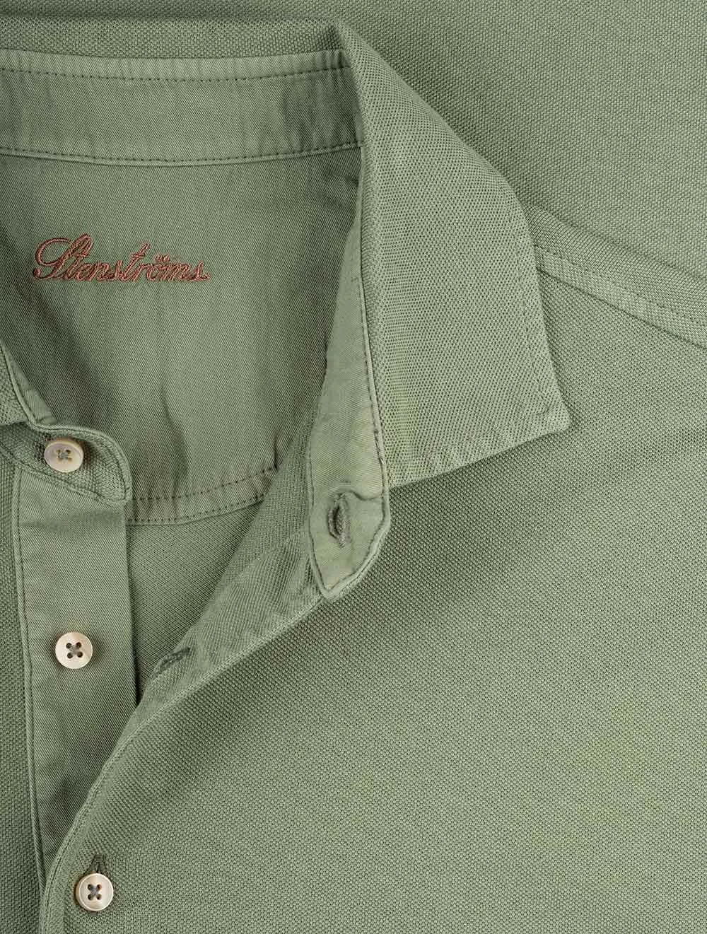 Pigment Dyed Polo Shirt Sage