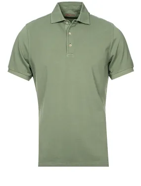 Pigment Dyed Polo Shirt Sage