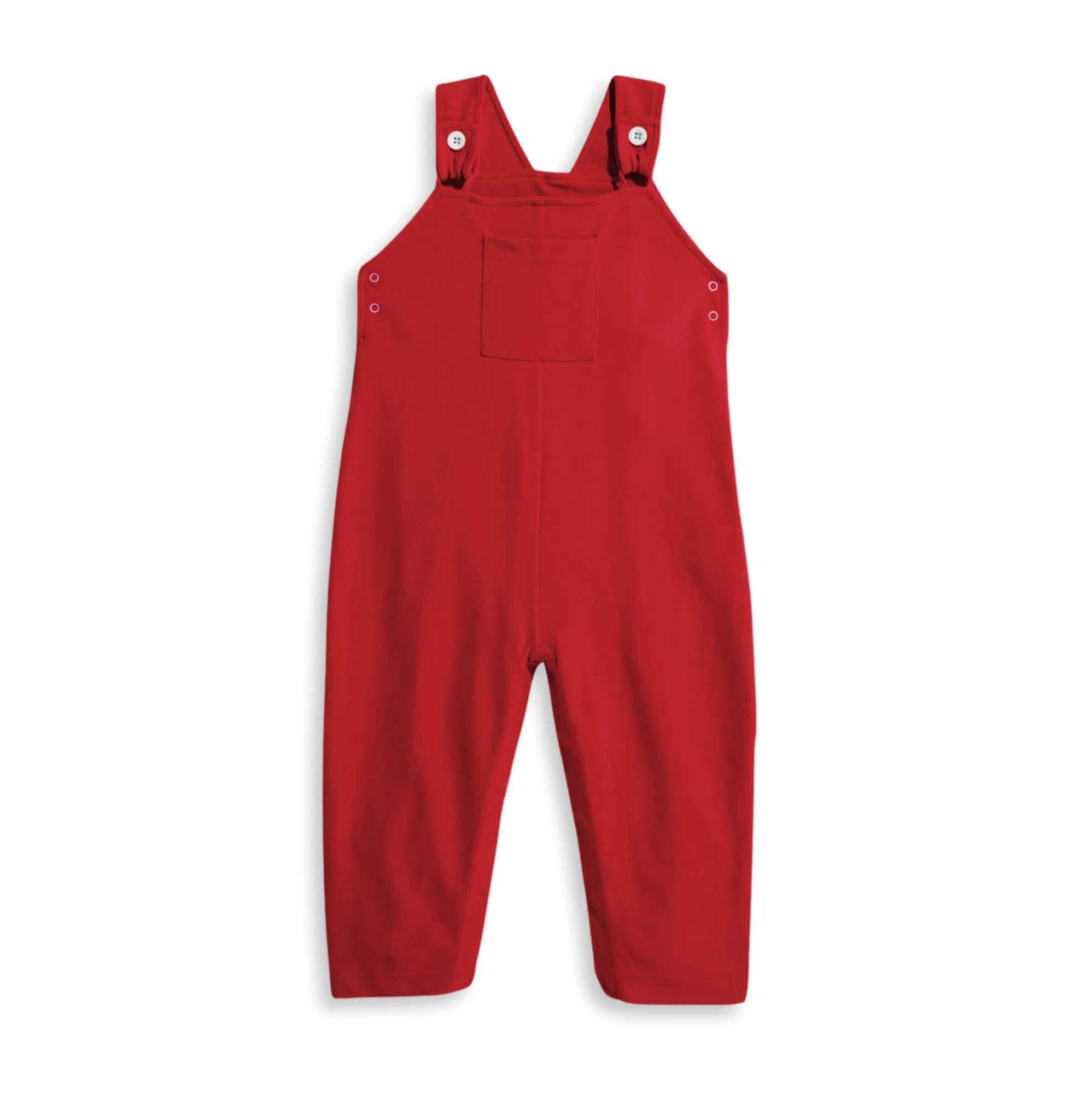 Pique Overall -- Red