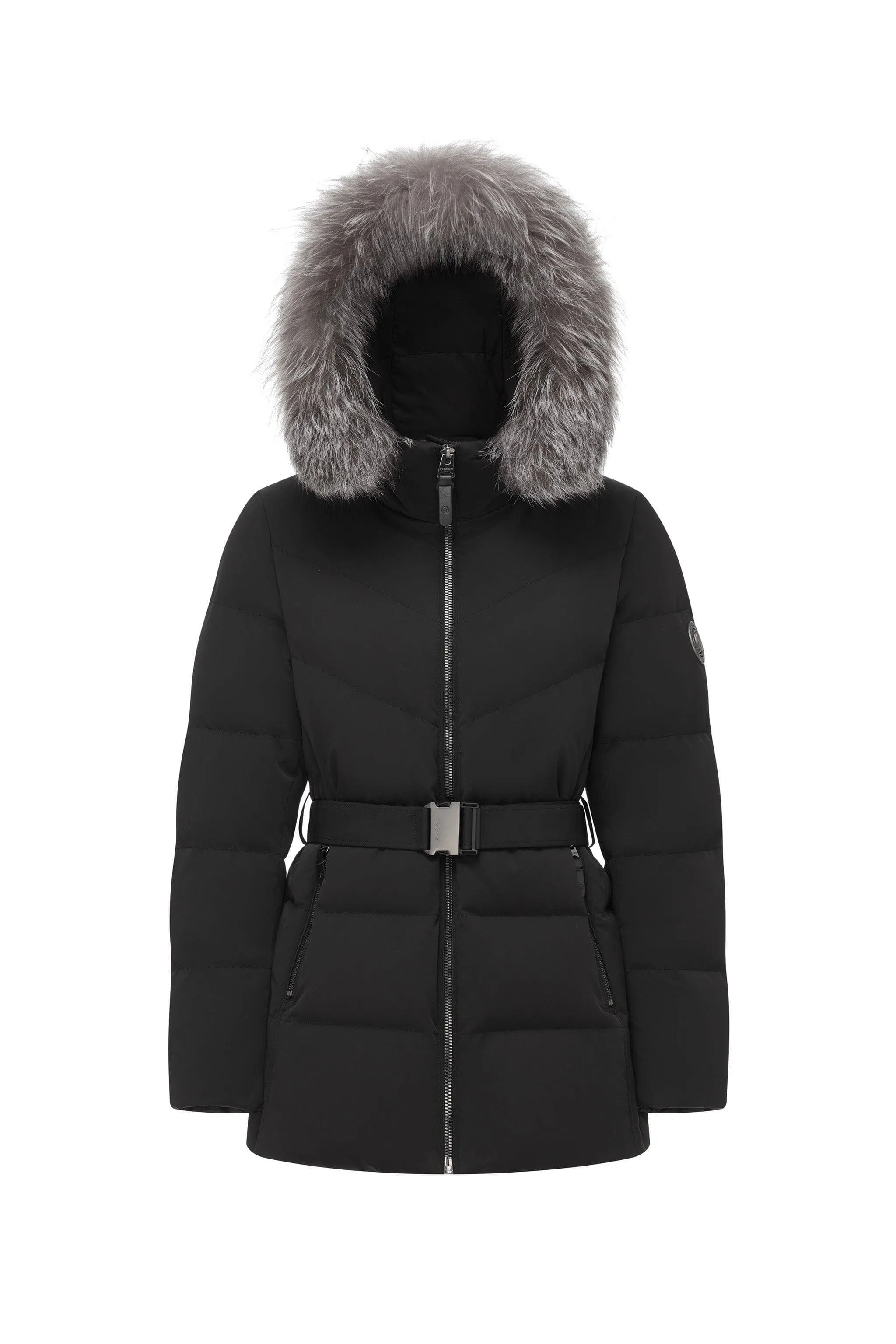 Premium Business Women's Goose Down Jacket With Hood