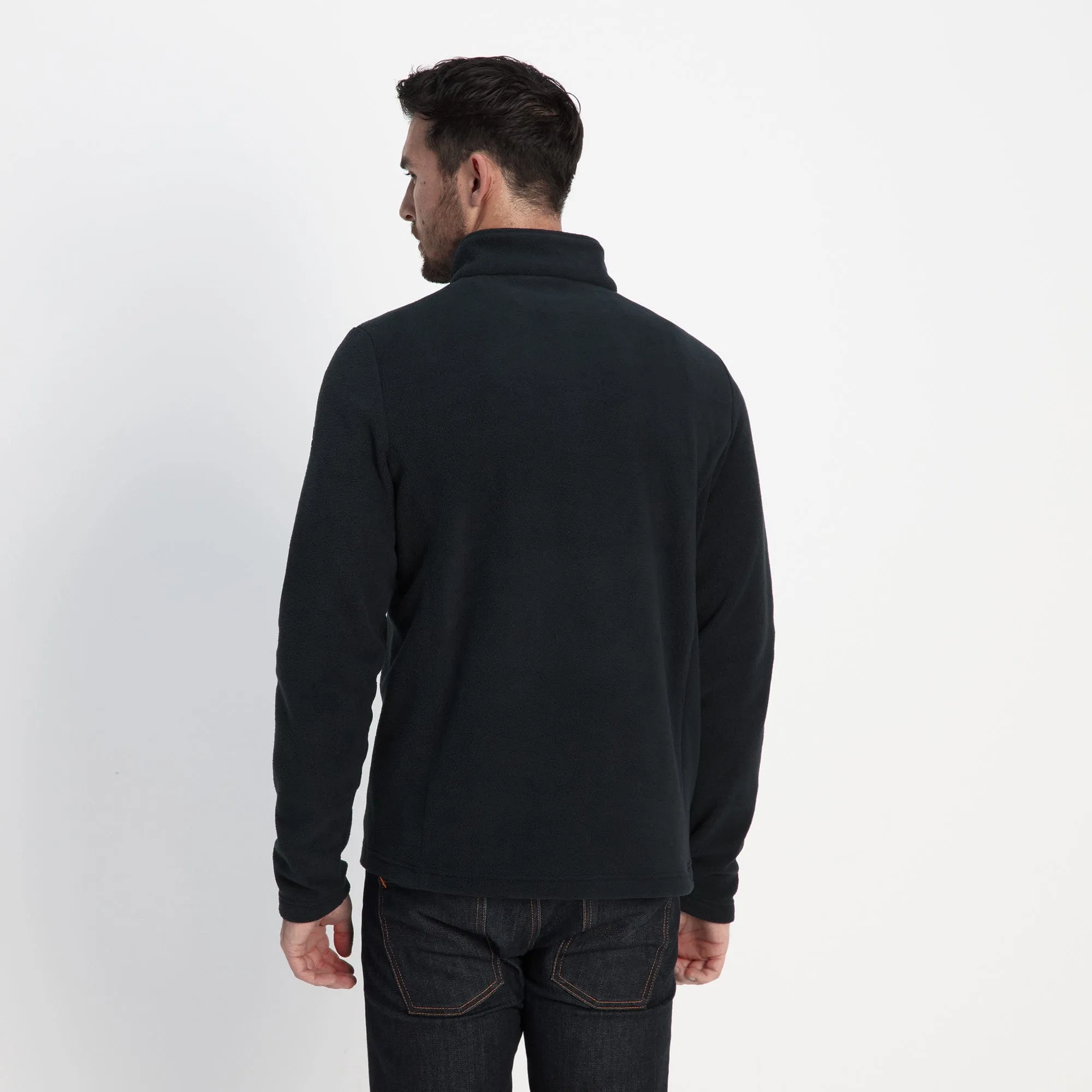 Revive Mens Quarter Zip Fleece - Black