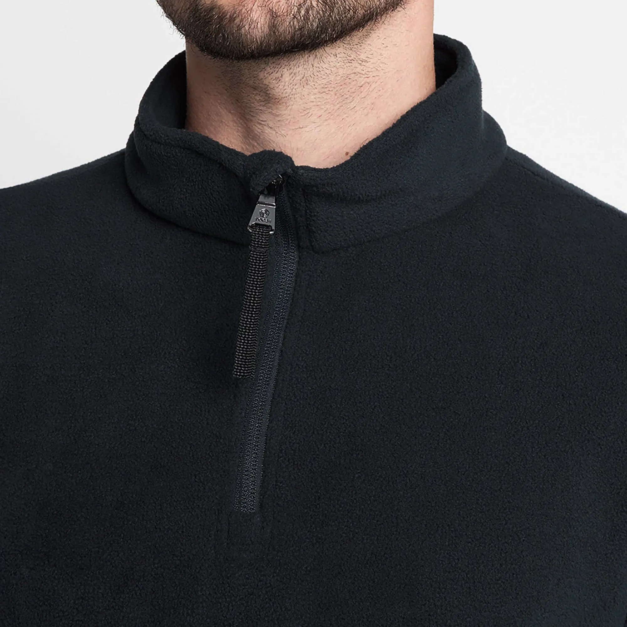 Revive Mens Quarter Zip Fleece - Black