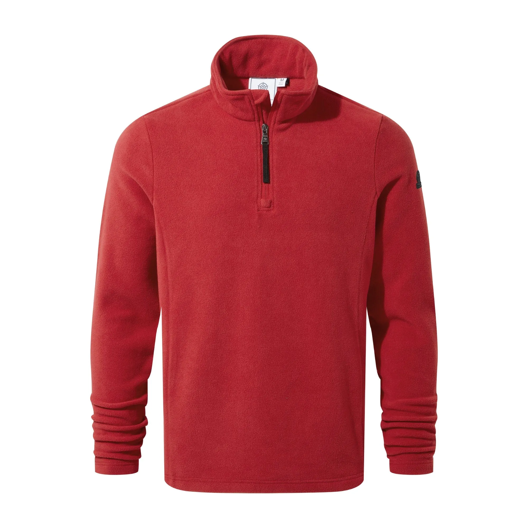 Revive Mens Quarter Zip Fleece - Chilli Red