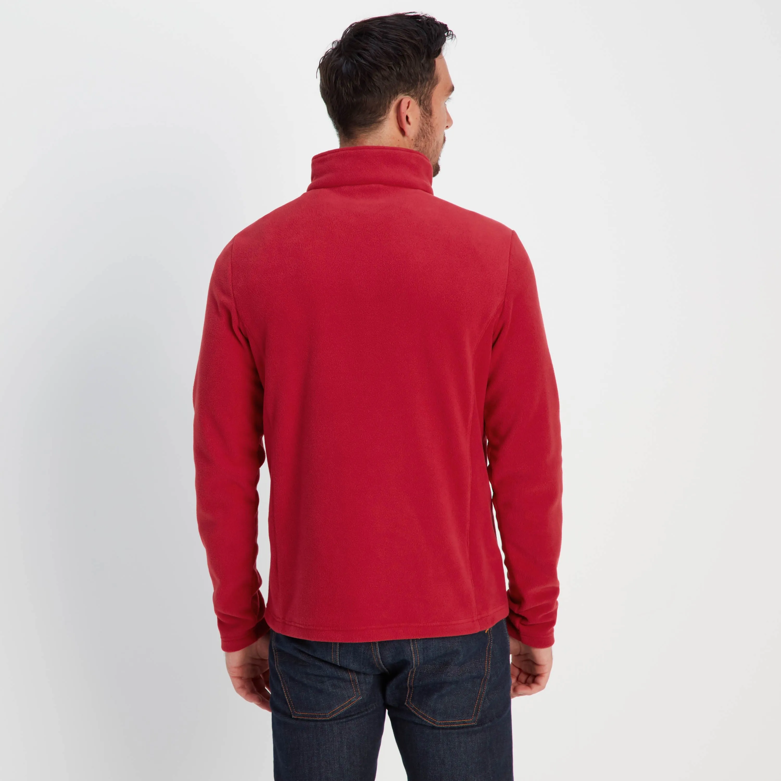 Revive Mens Quarter Zip Fleece - Chilli Red