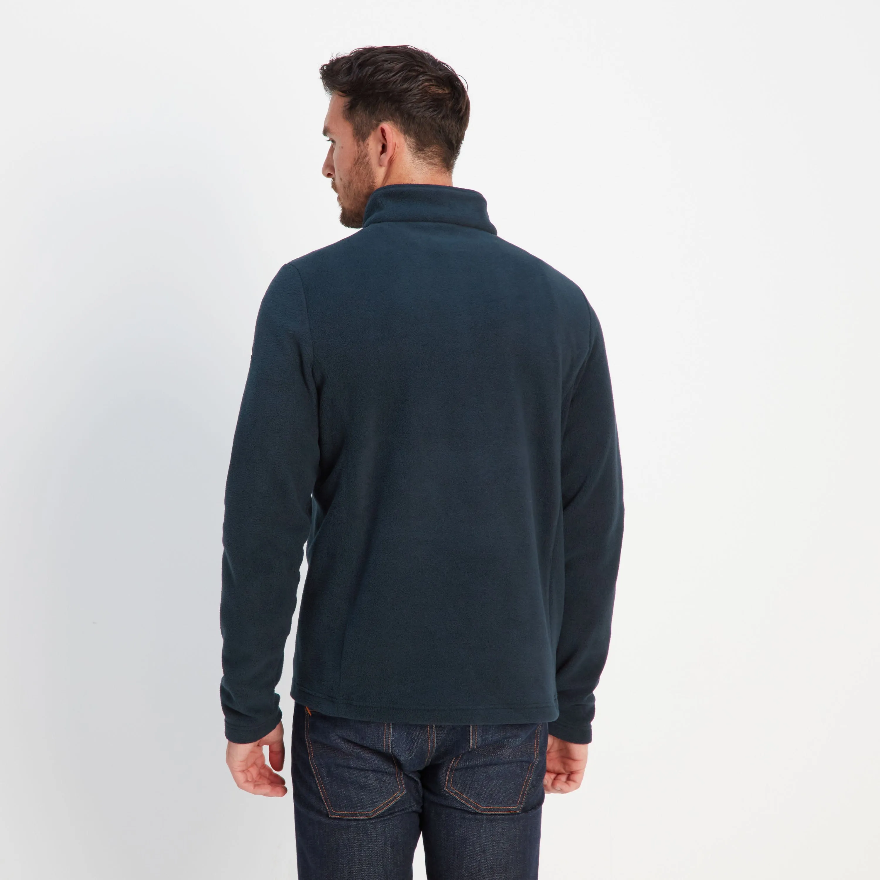 Revive Mens Quarter Zip Fleece - Dark Indigo