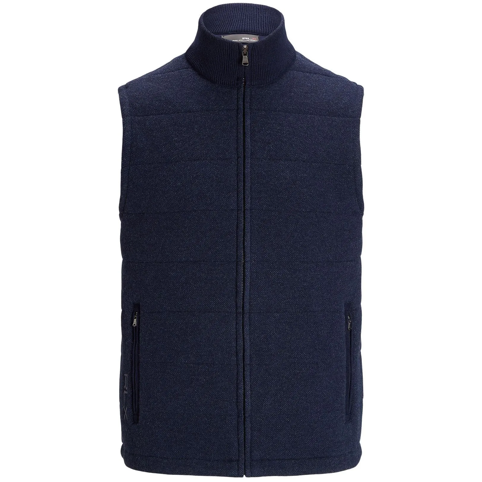 RLX Wool Full Zip Gilet French Navy - AW23