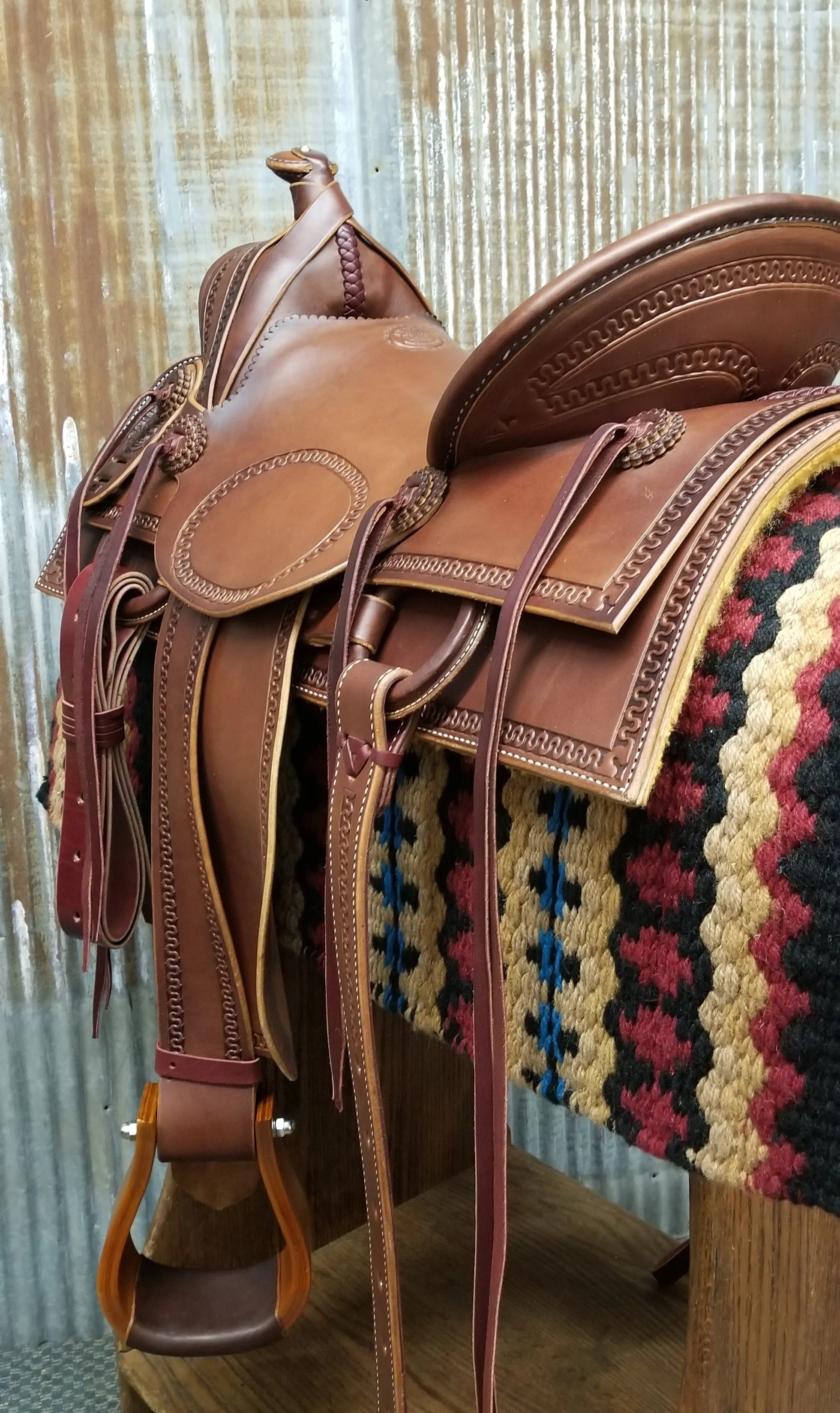 RW Bowman Mounted Shooter Saddle