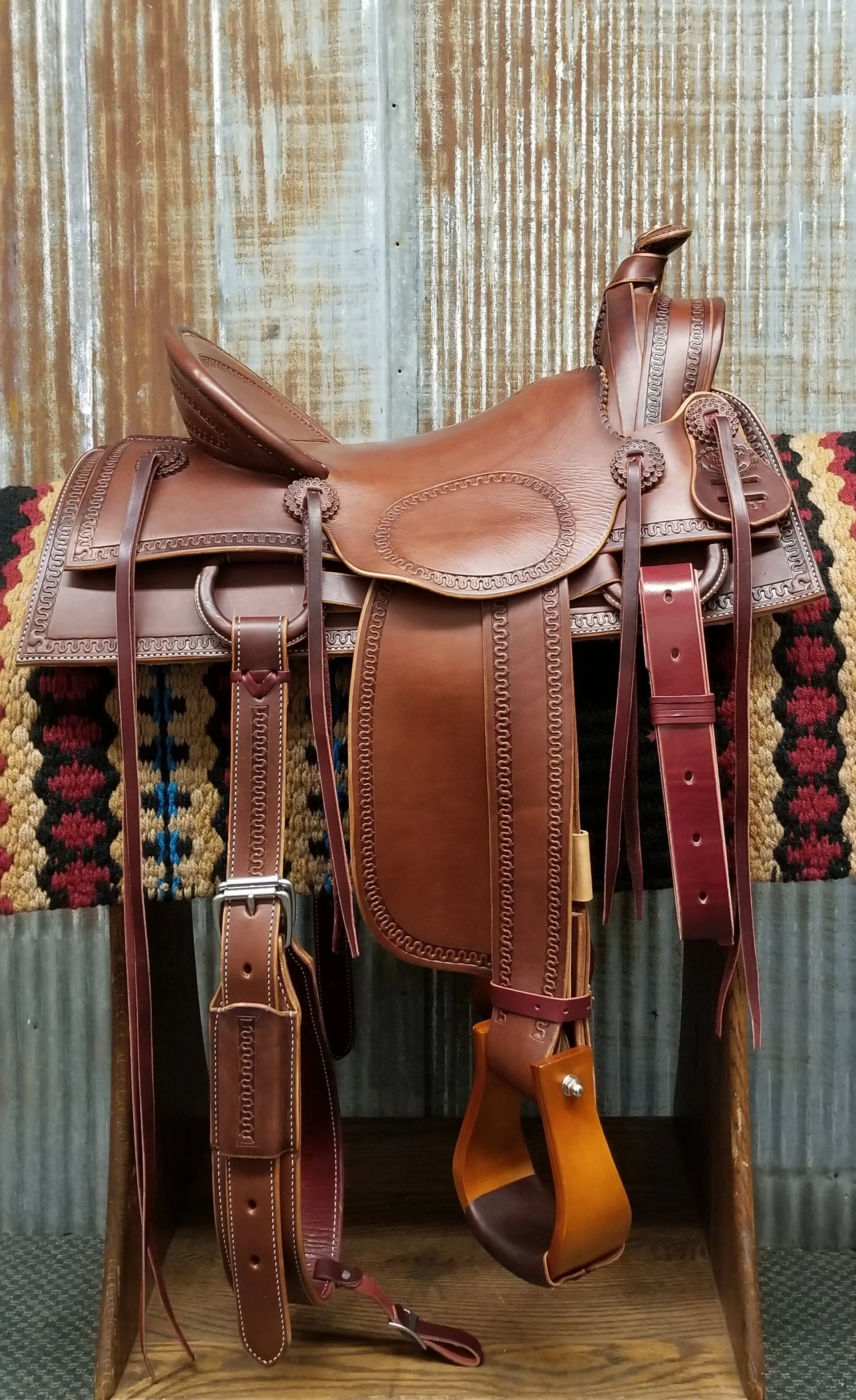 RW Bowman Mounted Shooter Saddle