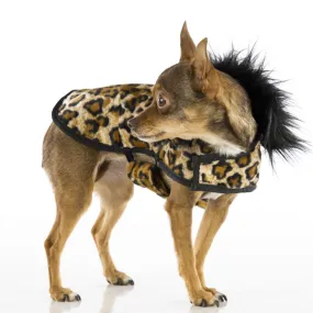 Soft Faux Leopard Fur Posh Puppy Coat