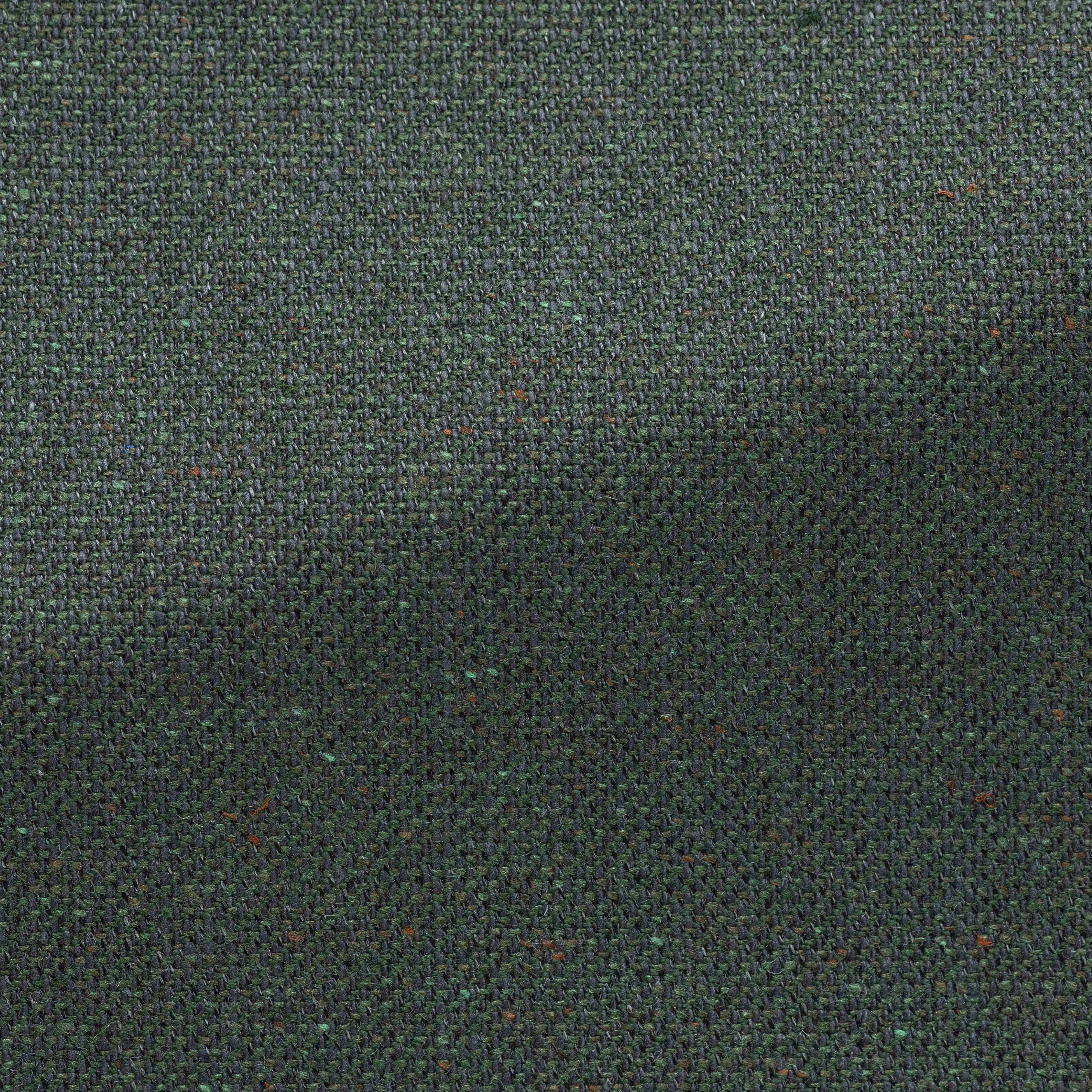 Sport Coat - Forest Green Silk-Wool with Micro-Design 9071