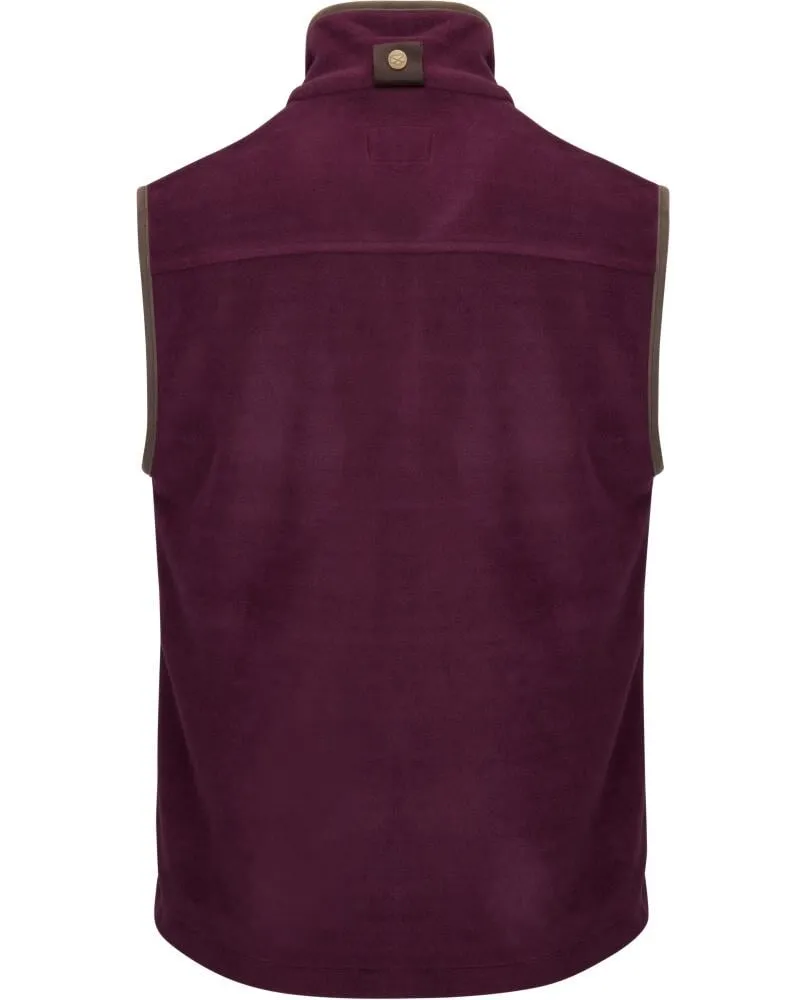 Stenton Vinrød Fleece Gilet vest