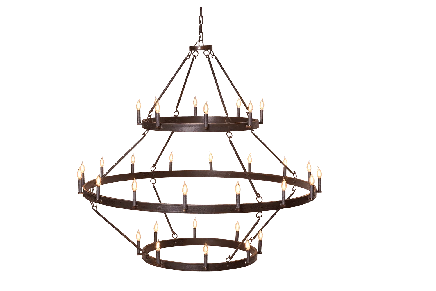 Sullivan 3-Tier Chandelier - Large