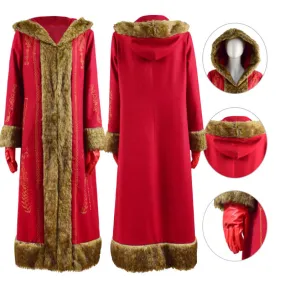 The Christmas Chronicles 2 Mrs Claus Coat Movie Christmas Cosplay Costume BEcostume