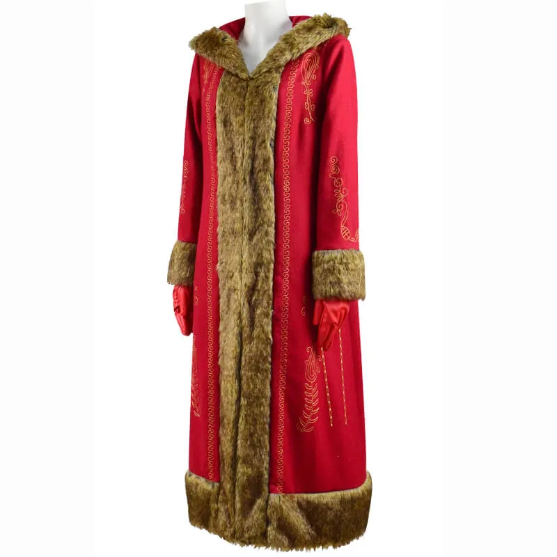 The Christmas Chronicles 2 Mrs Claus Coat Movie Christmas Cosplay Costume BEcostume