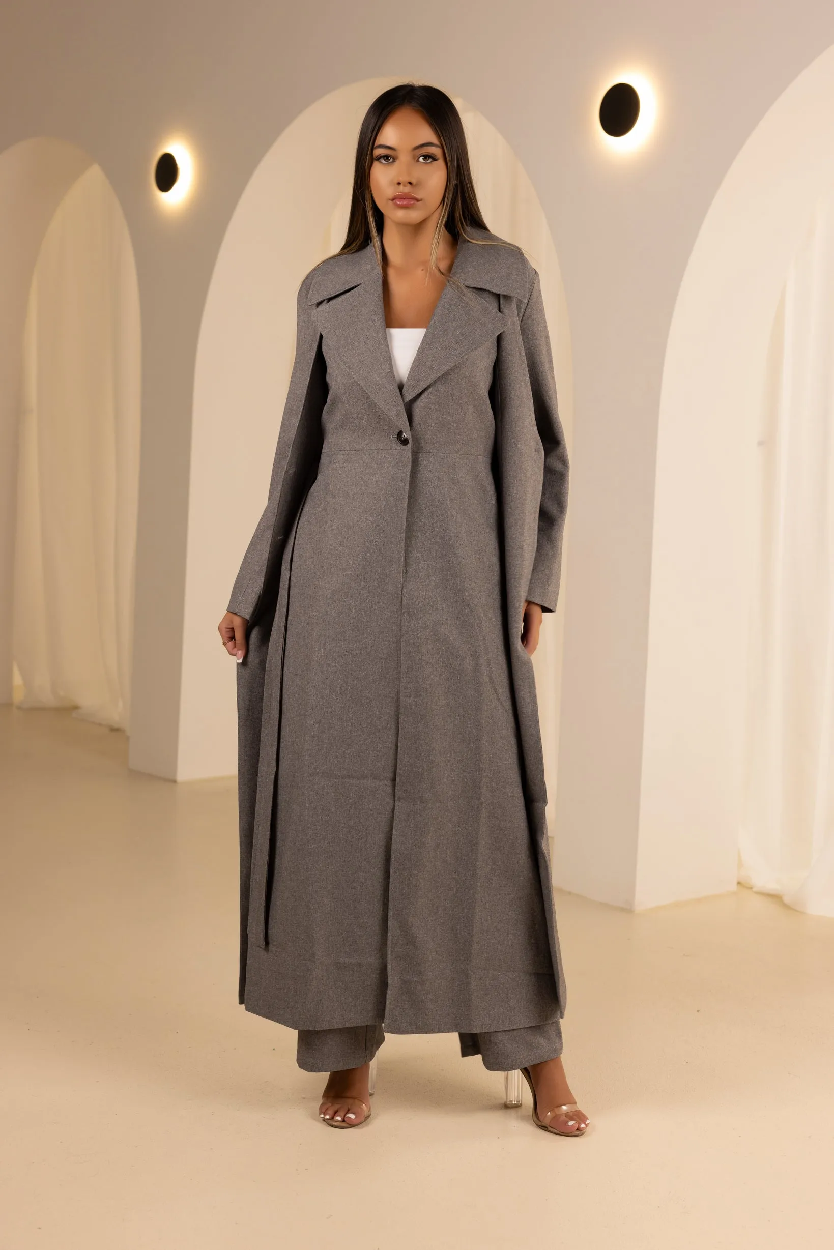 The Grand Maxi Suit Trench