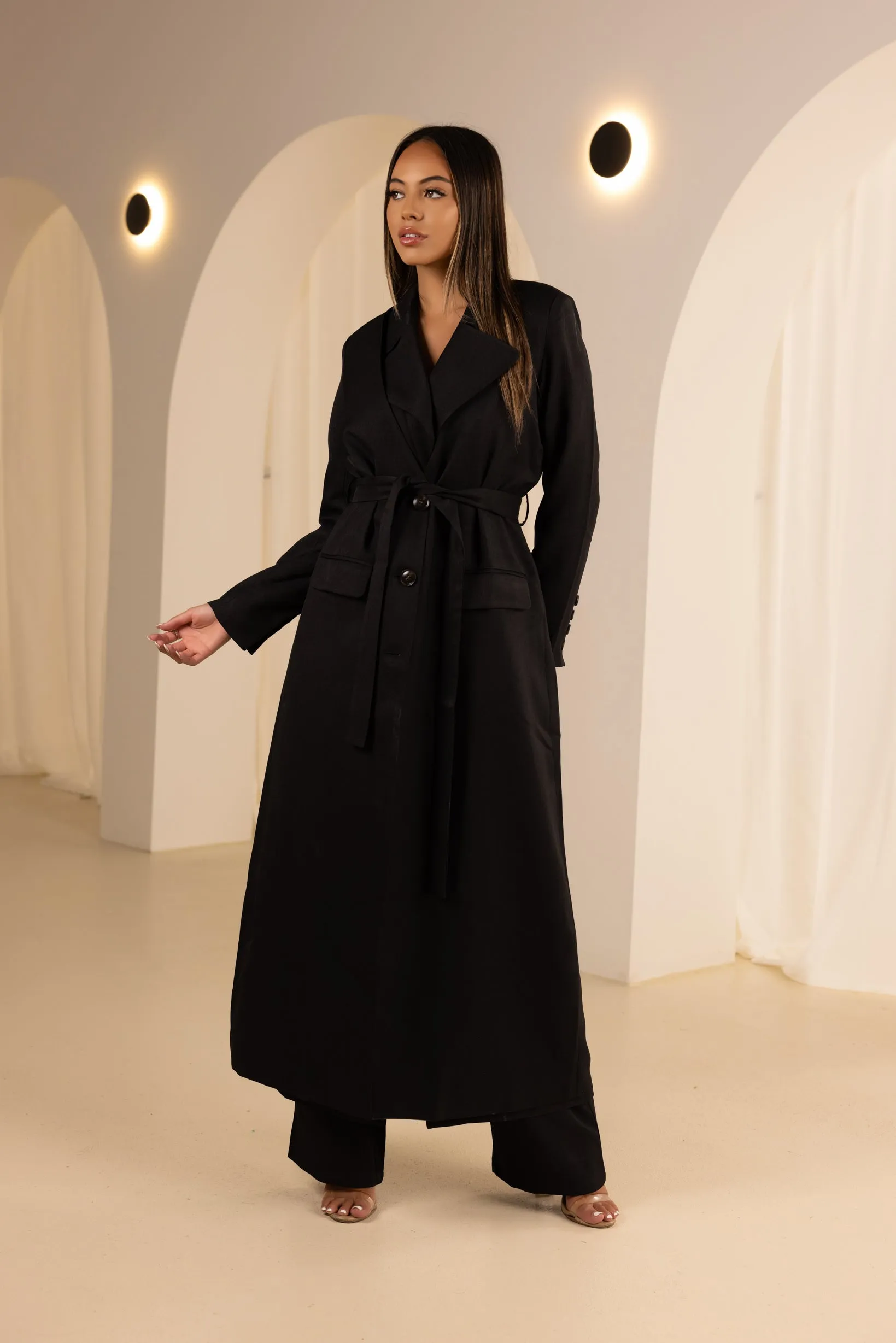 The Grand Maxi Suit Trench