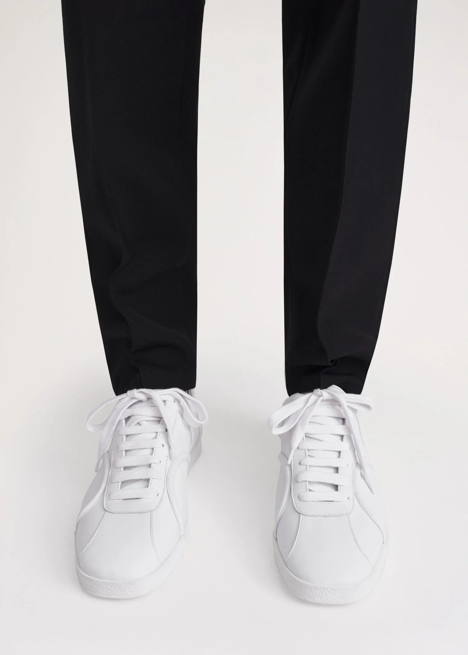 The Leather Sneaker white