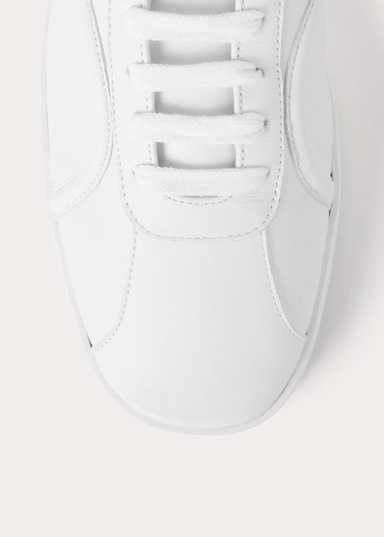 The Leather Sneaker white