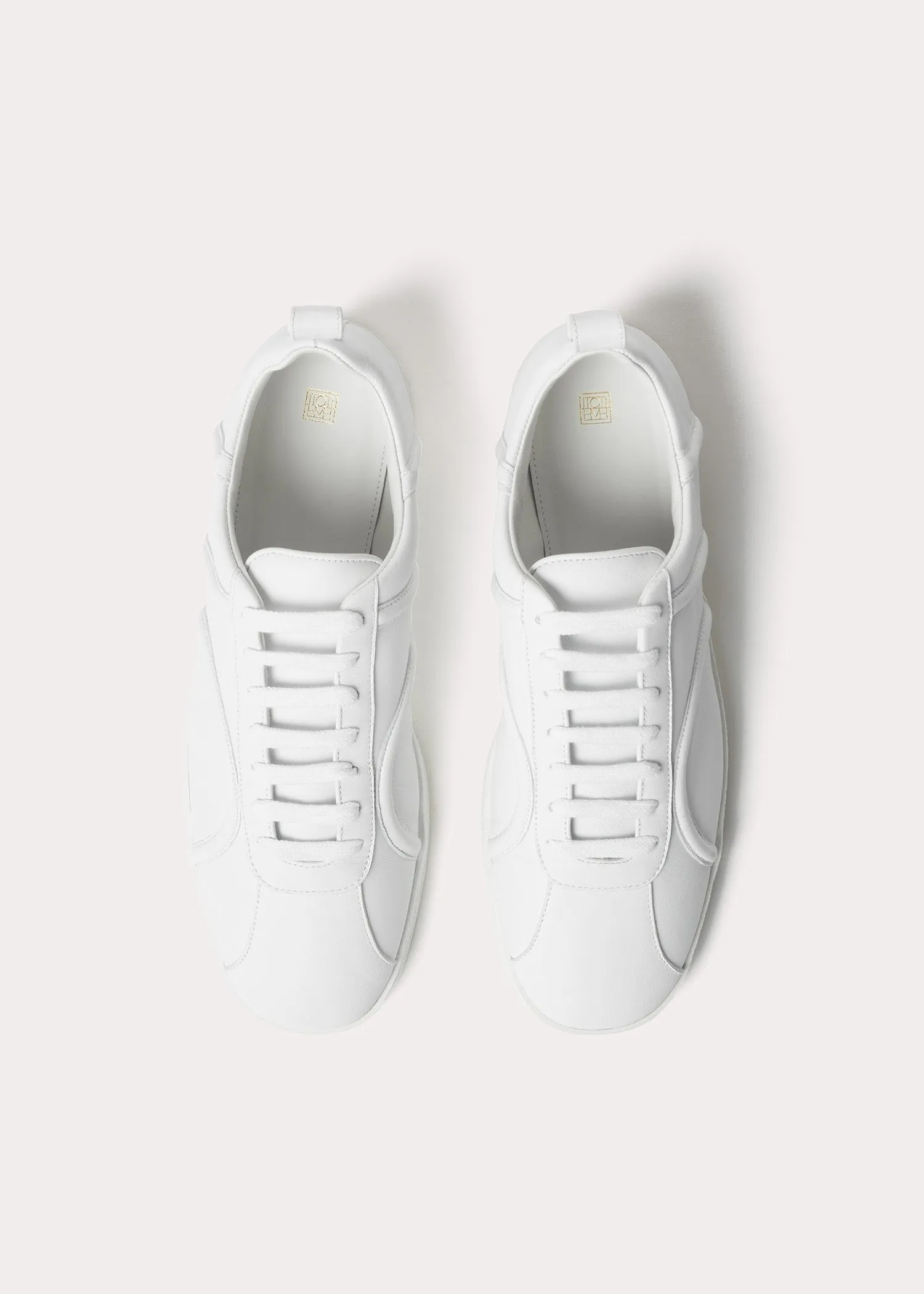 The Leather Sneaker white