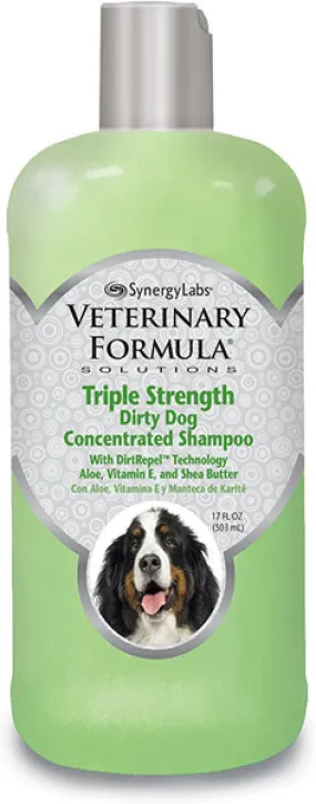 VETERINARY FORMULA - Triple Strength Dirty Dog Concentrated Shampoo - 17 fl. oz. (500 ml)