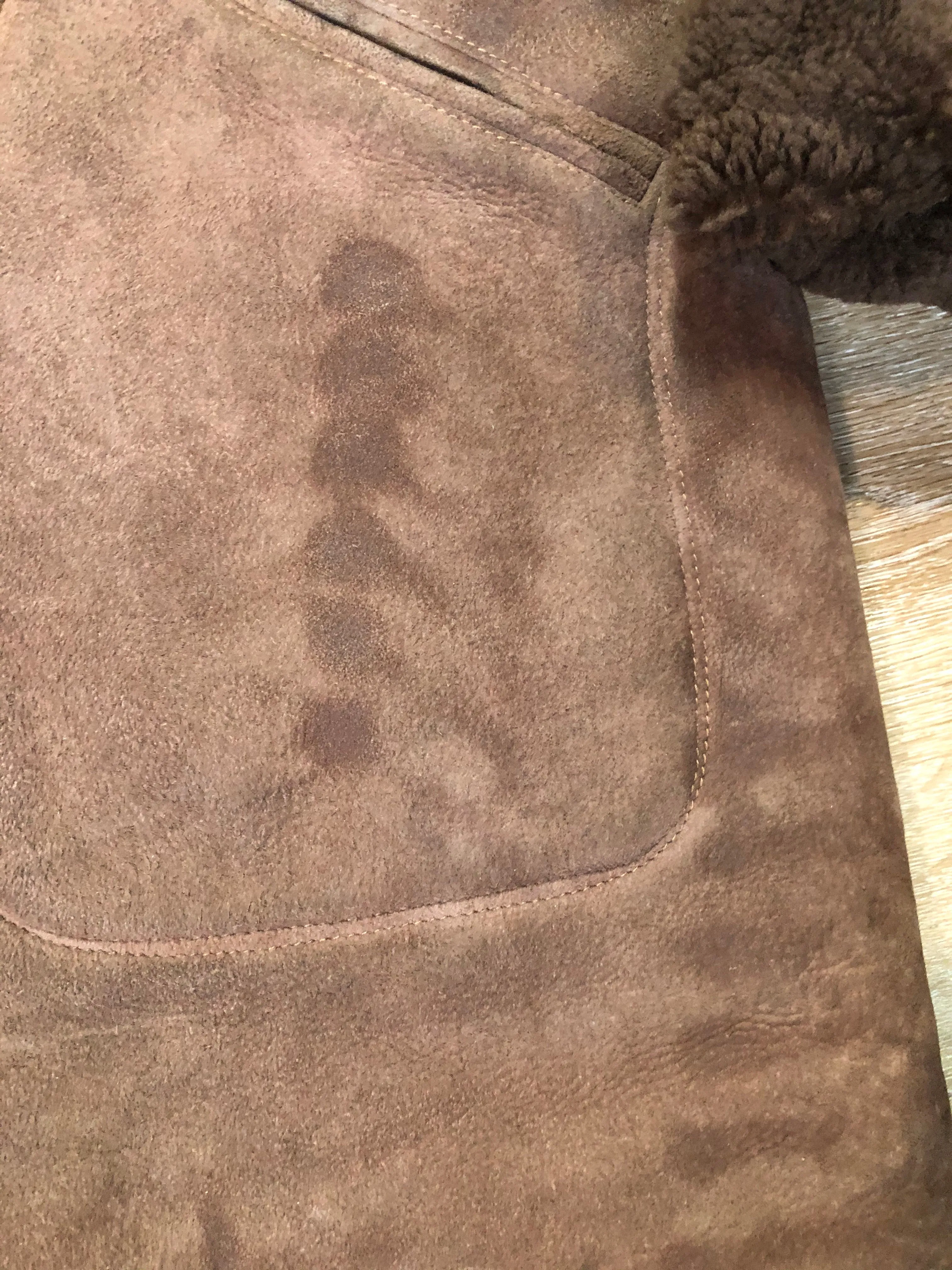 Vintage Bovet Medium Brown Shearling Coat