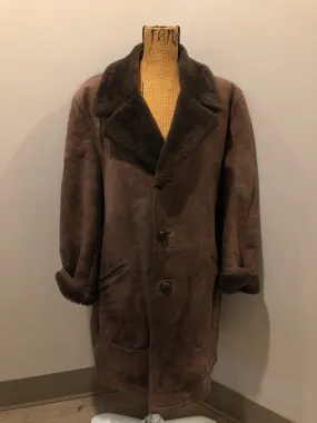 Vintage Bovet Medium Brown Shearling Coat