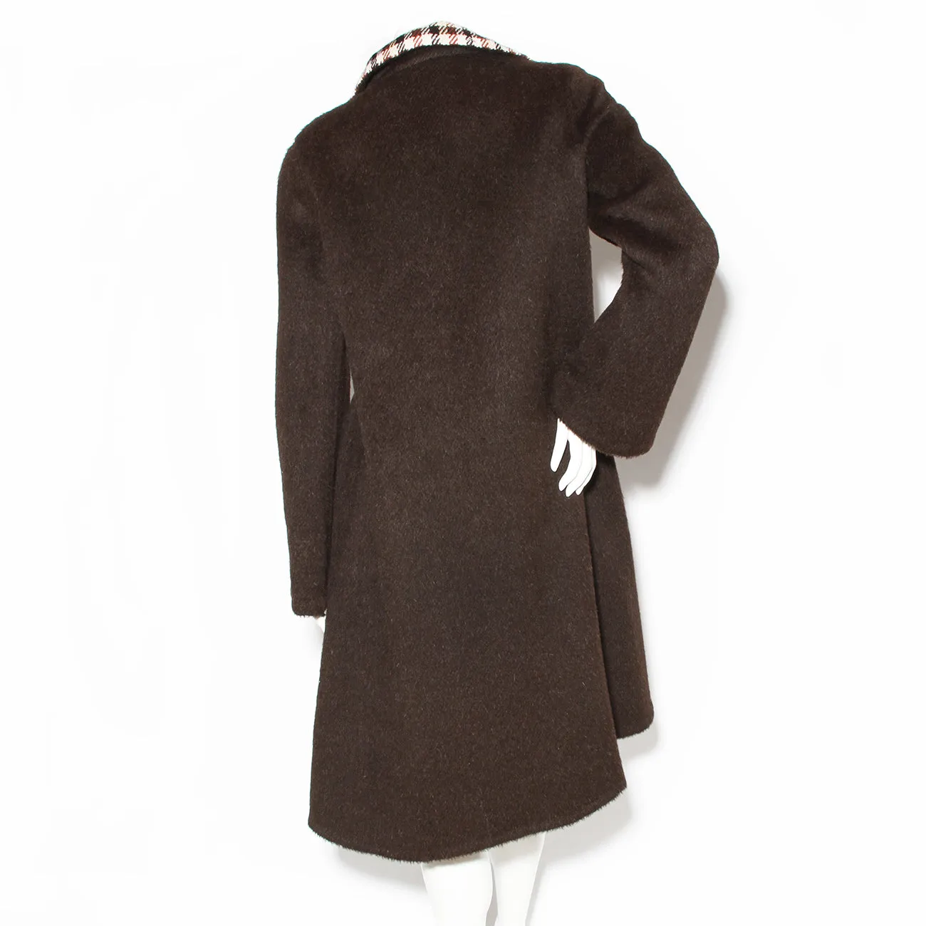 Vintage Brown Mohair Coat