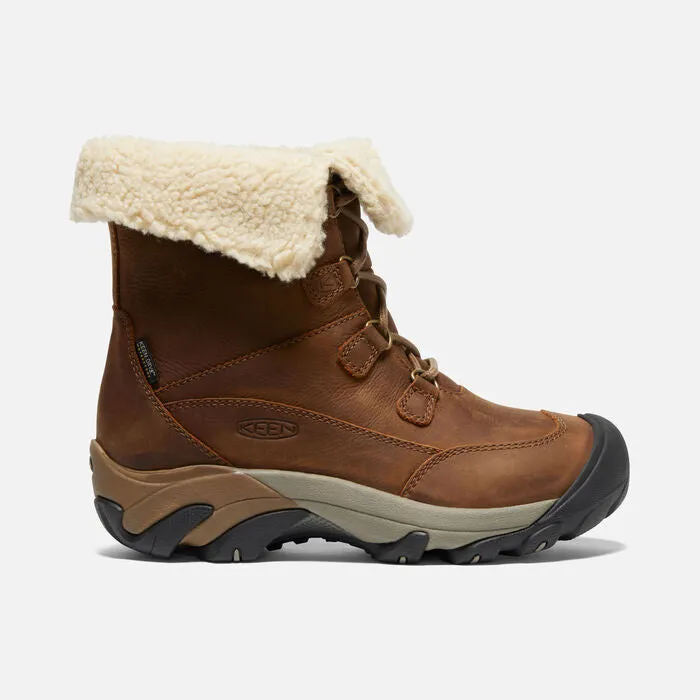 Women's Betty Boot Short Waterproof Brown Shitake