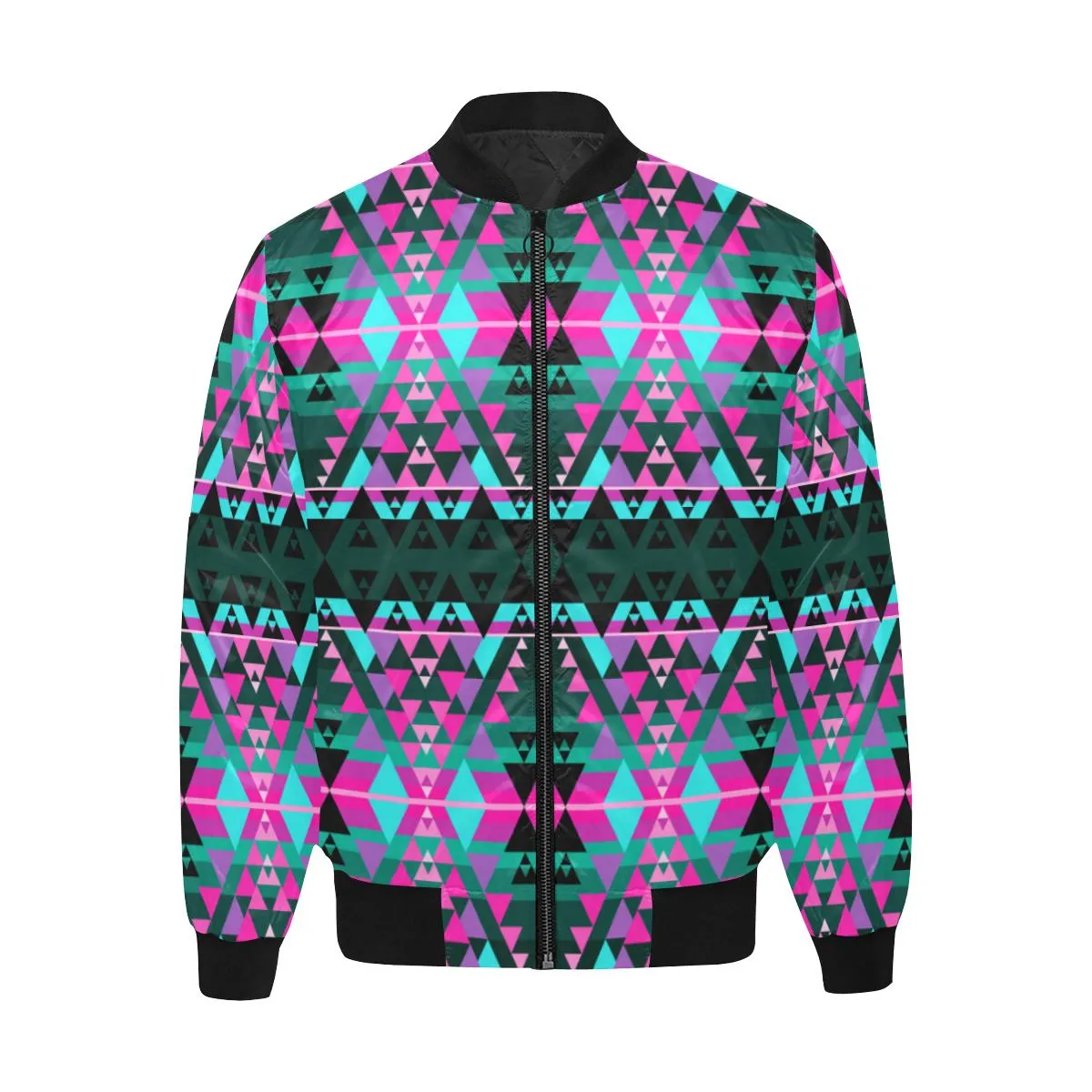 Writing on Stone Sunset Unisex Heavy Bomber Jacket with Quilted Lining