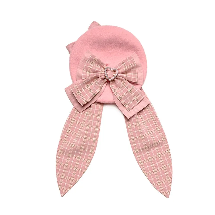 Youpairui~Helford~Sweet Coordinated Lolita Suit Pink Plaid Lolita SK Set